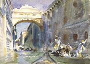John Singer Sargent The Bridge of Sighs oil painting artist